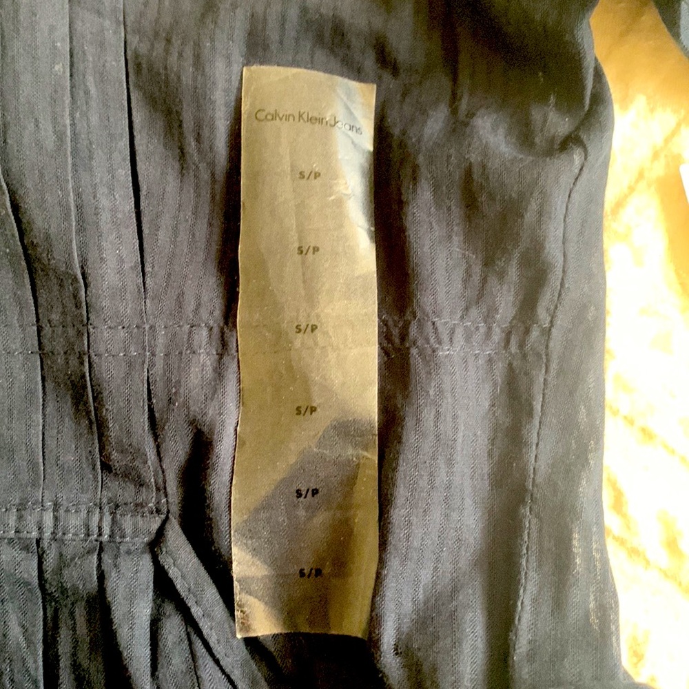 Dark Navy Calvin Klein cover up size small new with tags